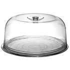 Prato Para Bolo Com Tampa 30cm Em Vidro Bormioli 311016426