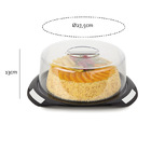 Prato para Bolo Gâteau Preto 2 peças Forma