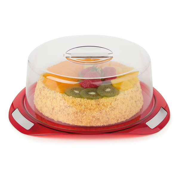 Prato para Bolo Gâteau Vermelho 2 peças Forma