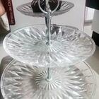 Prato Para Doce Em Vidro Wincy Duplo 20x25cm