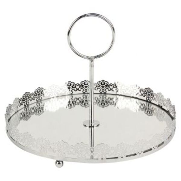 Prato Para Doces De Ferro  - D  30x25 Cm