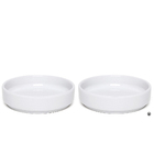 Prato Para Gatos De Porcelana Comedouro Raso 200ml 2 Unidades