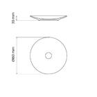 Prato Para Pão Tramontina Sophia Em Porcelana 16cm