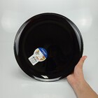 Prato Para Pizza Luminarc Friends De Vidro Temperado Preto