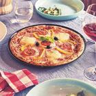 Prato Para Pizza Luminarc Friends De Vidro Temperado Preto