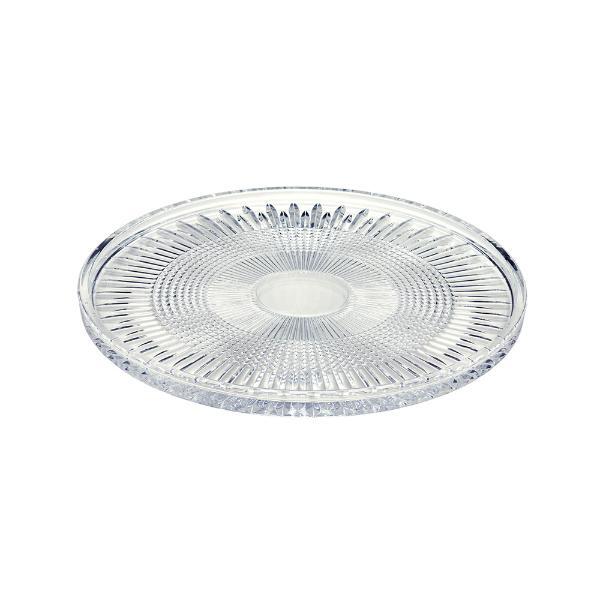 Prato Para Servir Em Cristal Wolff Queen 32cm
