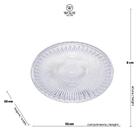 Prato Para Servir Em Cristal Wolff Queen 32cm