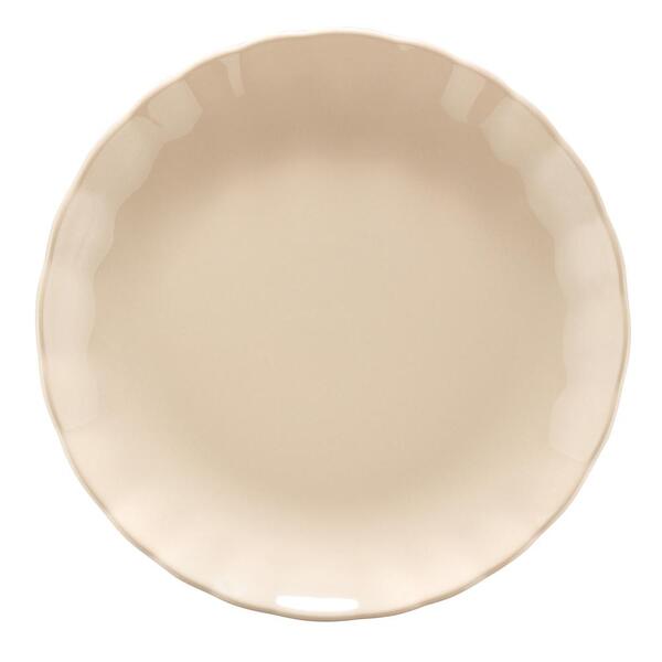 Prato Para Sobremesa De Cerâmica Bergama Sand 19cm - Wolff