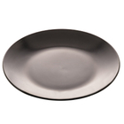 Prato Para Sobremesa De Cerâmica Cronus Preto Lyor