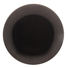 Prato Para Sobremesa De Cerâmica Cronus Preto Lyor