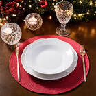 Prato Para Sobremesa De Porcelana Clean Branco 20cm Lyor