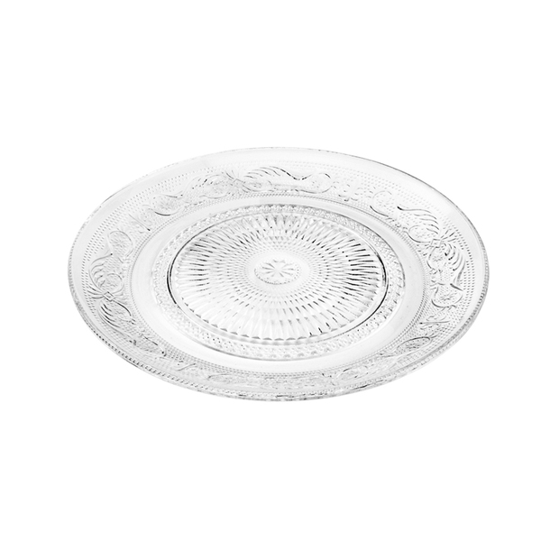 Prato Para Sobremesa De Vidro Angel 17 5cm