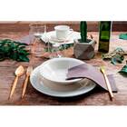 Prato Para Sobremesa Porcelana 20,4 Cm Branco Perla Yoi