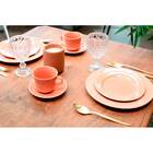 Prato Para Sobremesa Porcelana 20,4 Cm Rose Nude Perla Yoi