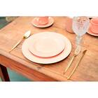 Prato Para Sobremesa Porcelana 20,4 Cm Rose Nude Perla Yoi