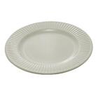 Prato Para Sobremesa Wolff Lines De Ceramica Creme 21cm