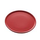 Prato Para Sobremesa Wolff Vadim De Cerâmica Vermelho 21cm