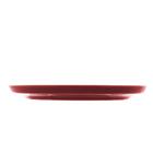 Prato Para Sobremesa Wolff Vadim De Cerâmica Vermelho 21cm