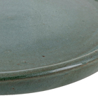 Prato para Vaso Cerâmica Verde 4x27cm