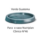 Prato Para Vaso Classic Cônico Verde Guatemala