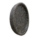 Prato para Vaso de Planta Cerâmica 5x31,5 Nº8 Preto Bella Art Vetrificados