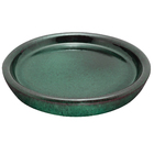 Prato para Vaso de Planta Cerâmica 5x36 Nº9 Verde Bella Art Vetrificados