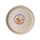 Prato para Vaso de Planta com Rodas 27cm Taupe Okla