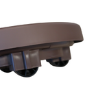 Prato para Vaso de Planta com Rodas 30cm Marrom Okla