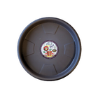 Prato para Vaso de Planta com Rodas 30cm Marrom Okla