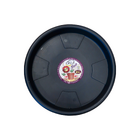 Prato para Vaso de Planta com Rodas 30cm Preto Okla