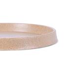 Prato Para Vaso De Planta Redondo Bege 52cm Afort