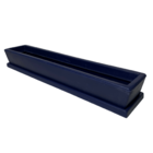 Prato Para Vaso Jardineira 75x13cm De Polietileno Azul