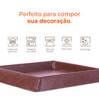 Prato para Vaso Quadrado Café 21 Afort