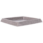 Prato para Vaso Quadrado Pedra 21 Afort