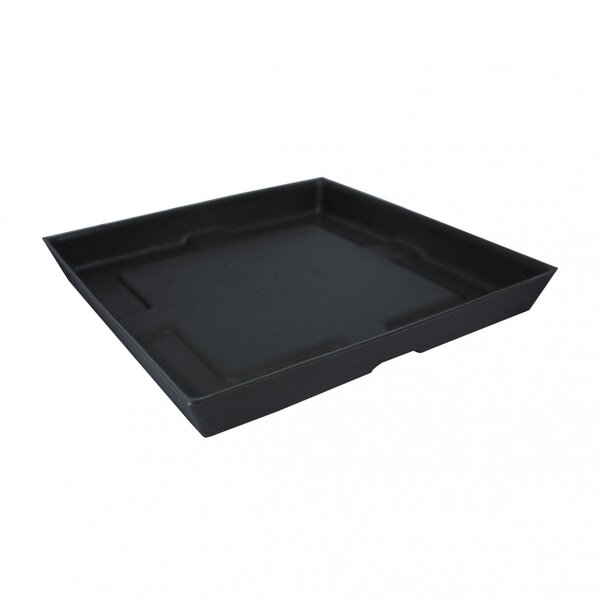 Prato Para Vaso Quadrado Slim 23 Japi Chumbo