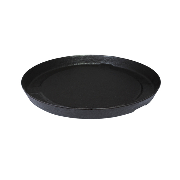 Prato para Vaso Redondo Slim 43cm Chumbo