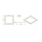 Prato Para Vasos Quadrado Slim 37 Japi Cafe