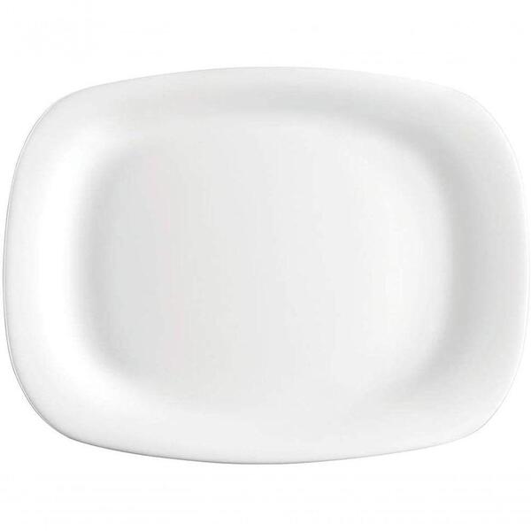 Prato Parma Grangusto Bormioli Rocco Branco Raso 6 Peças