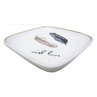 Prato Pequeno Pires P/ Petisco Mesa Posta Molho Branco