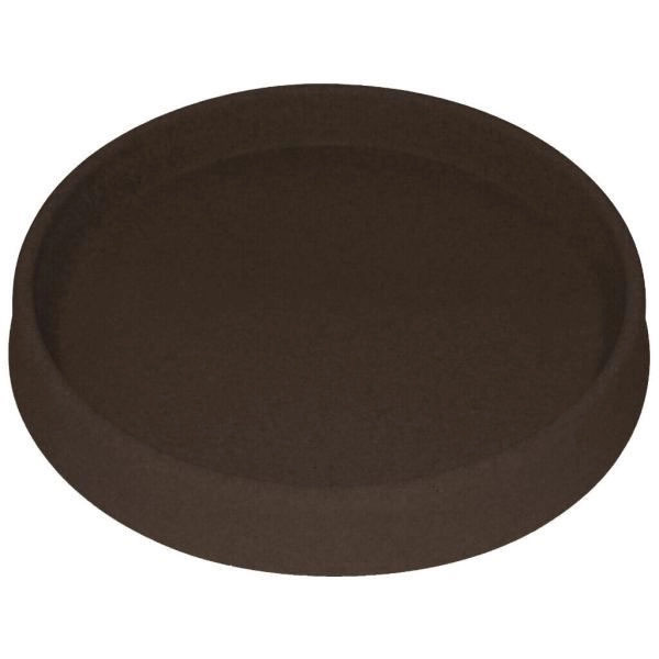 Prato Planta Redondo Europa 30 - 34cm X 4,5cm - Café - Japi