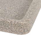 Prato Plástico Quadrado Cinza 30x30cm