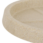 Prato Plástico Redondo Areia Pequeno