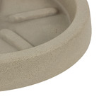 Prato Plástico Redondo Bege 20cm