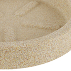 Prato Plástico Redondo Bege 20cm