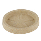 Prato Plástico Redondo Bege 20cm