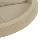 Prato Plástico Redondo Bege 28cm