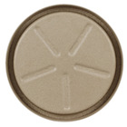 Prato Plástico Redondo Bege 28cm