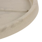 Prato Plástico Redondo Bege 40cm