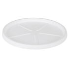Prato Plástico Redondo Branco Extra Grande