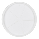 Prato Plástico Redondo Branco Extra Grande